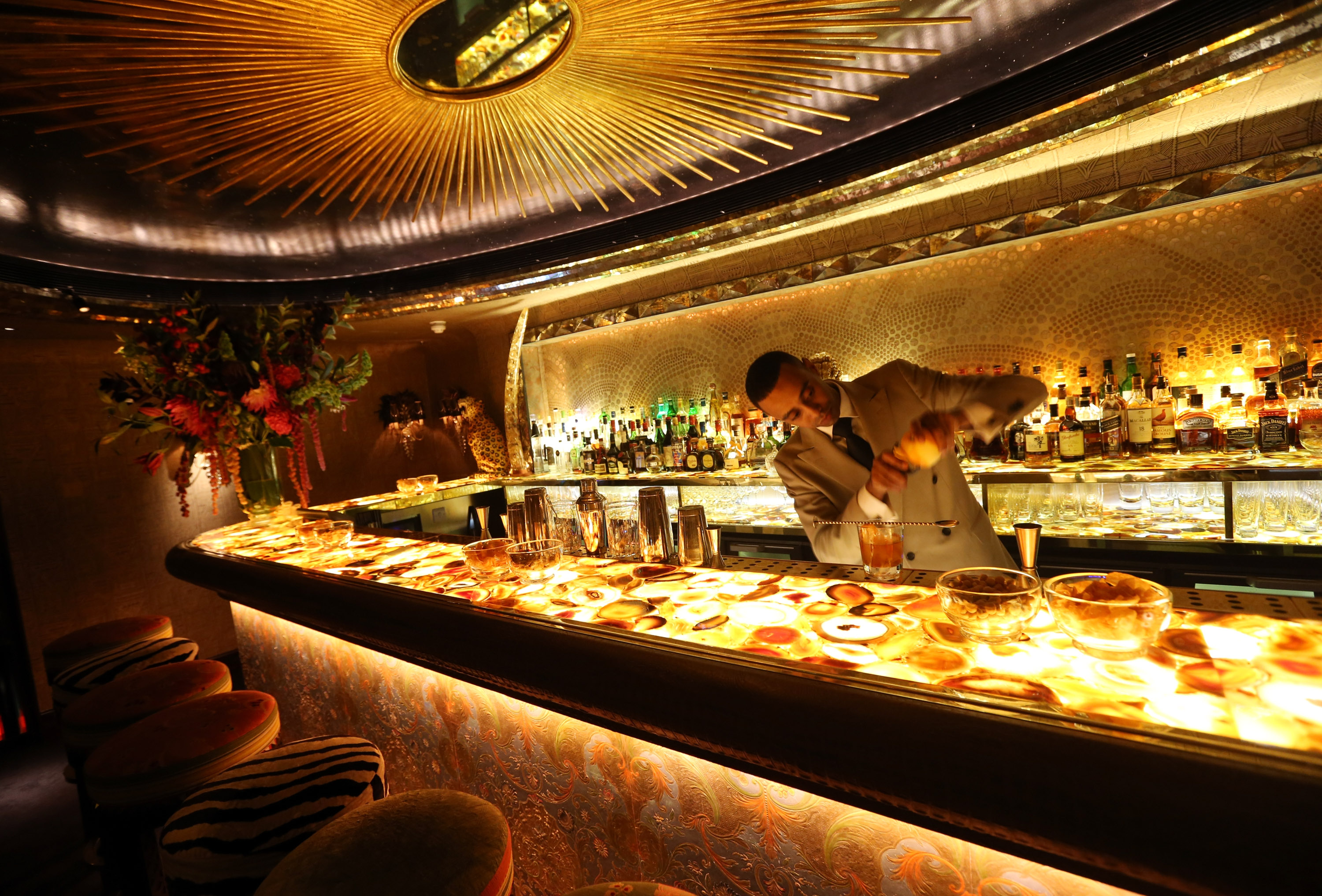 The bar at 5 Hertford Street, a notoriously exclusive private club in London whose owner Robin Birley hopes to open a similarly styled hideaway on the Upper East Side. 