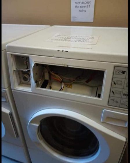 Tenants say there aren't enough washing machines for more than 100 apartments and the ones they have are often vandalized